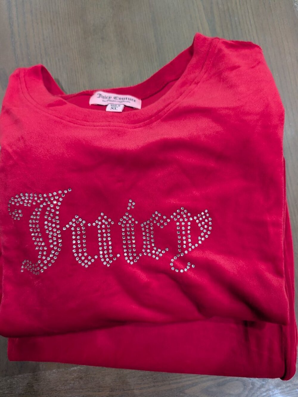 Juicy Couture brand new velvet lounge jogger set XL